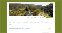 Desktop Screenshot of domacija-medved.org